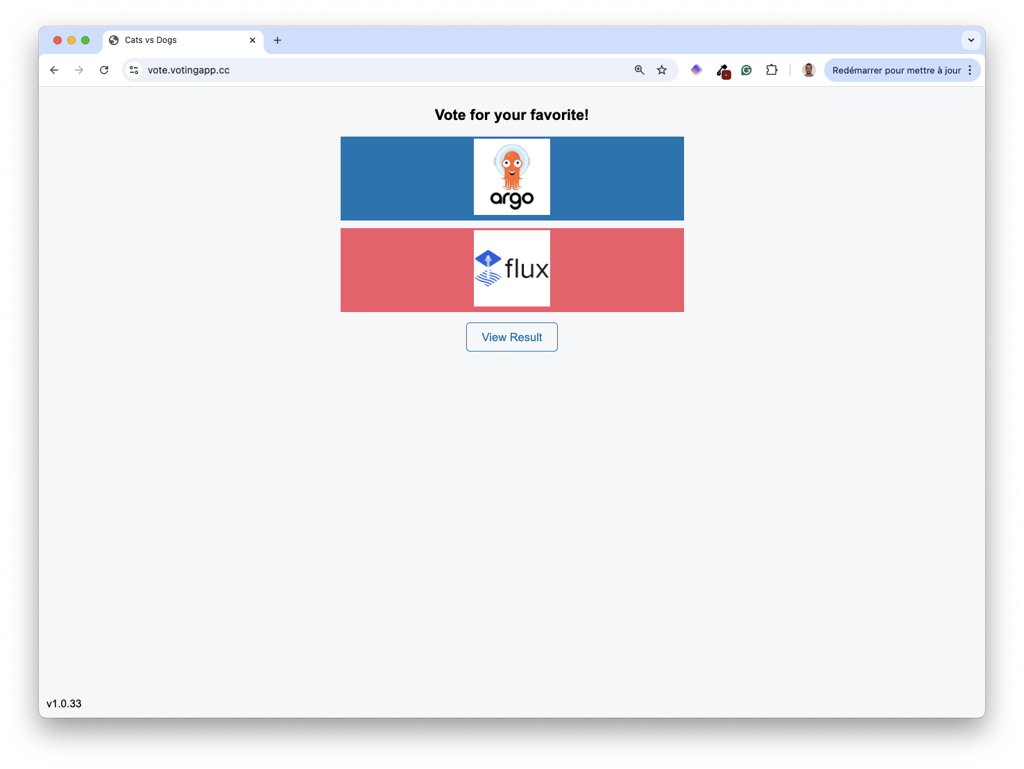 Vote GitOps