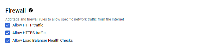 Firewall Configuration