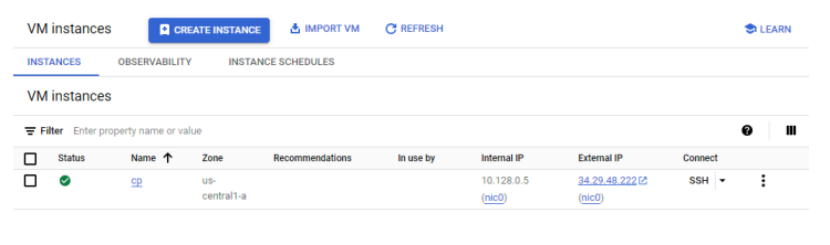 Provisioning Instance
